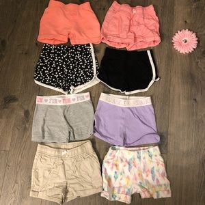 Toddler girl shorts, bundled